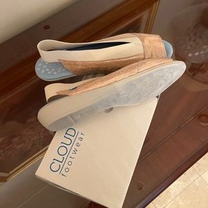 Gold Fabric 1” Cloud footwear